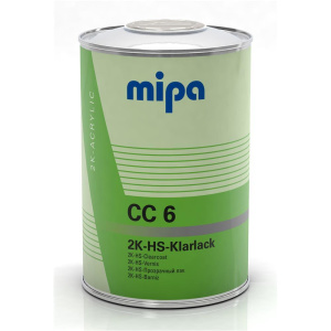 MIPA CC6 2K HS Klarlack mit UV-Filter VOC-Klarlack vorverdünnt, 1 Ltr.