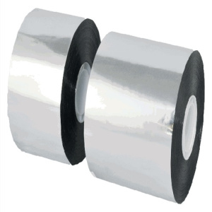 Aluminiumband PP, bedampft, silber, 50/75mm x  50/100m