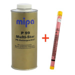 MIPA P99 Multi Spachtel 10kg Kartusche + 200g Härterpatrone zentral/39mm dezentral