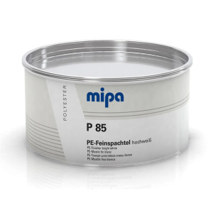 MIPA P85 Feinspachtel inkl. Härter 1kg - hochweiss