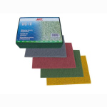 10-pack sanding fleece pads green / red / gray / gold 155...