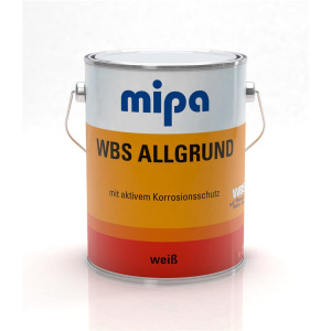 Mipa WBS Allgrund weiß matt, wasserverdünnbar 2,5 l ca. RAL 9010