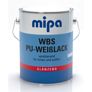 Mipa WBS PU-Weißlack glänzend 2,5Ltr.