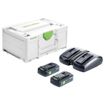 Festool Energie-Set SYS 18V 2x4,0/TCL 6 DUO im SYS³