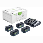 Festool Energie-Set SYS 18V 4x5,2/TCL 6 DUO im SYS³