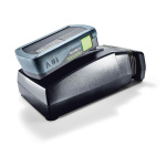 Festool Schnellladegerät TCL 6 Li-Ion (201135) + 2x Festool BP 18 Li 5,0 AS 18V 5,0 Ah Akkupack Li-Ion Akku mit Airstream (578519)