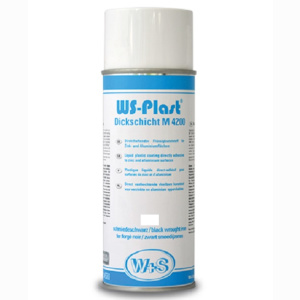 WS-Plast® Dickschichtlack Spraydose M4200, 0008 schwarzglimmer, 400ml