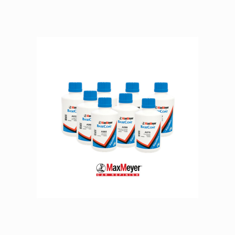 Maxmeyer MaxMeyer AquaMax Mischlack A990 JET BLACK, 1Ltr.