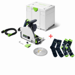 AKTION! Festool Tauchsäge TS 60 KEBQ-Plus + 2 Paar...