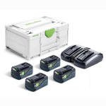 Festool Energie-Set SYS 18V 4x5,0/TCL6 DUO im SYS³