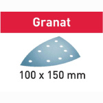 50x Festool Schleifblätter Granat STF DELTA/9-Loch P80