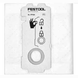 5x Festool SELFCLEAN Filtersack SC-FIS-CT 25