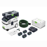 Festool Akku-Absaugmobil CTLC MIDI I-Plus 4x5,0Ah Akku +...