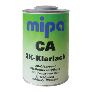 MIPA CA 2K MS-Klarlack 5:1 f. NE-Metalle UV-beständig, 1 Ltr.