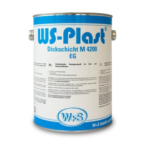 WS-Plast Dickschicht M4200 EG Flüssigkunststoff Eisenglimmer 2,5Ltr. graualu (RAL9007)