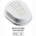 2x Dräger Partikelfilter Bajonett P3 R 1Paar (6738011)