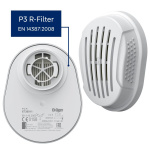 2x Dräger Partikelfilter Bajonett P3 R 1Paar (6738011)