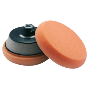 SCHOLL Polierschwamm orange universal Klett Ø90x25mm