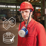 Dräger X-plore 4740 Silikon EH (M/L) Halbmaske