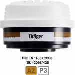 14x Dräger Kombifilter A2P3 R D Bajonett f. Halbmaske X-plorer 3300, 3500, 5500 (7 Paar)
