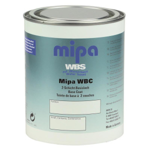 MIPA Wasserbasislack Autolack im PKW-Wunschfarbton unverdünnt Uni / Metallic-Farben