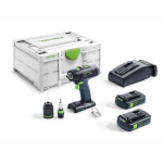 Festool Akku-Bohrschrauber T18+3 -Basic/Plus HPC/Set im...