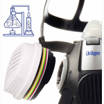 6x Dräger Kombifilter Bajonett A1B1E1K1HgP3 R D (3 Paar)