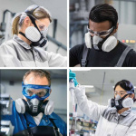 6x Dräger Kombifilter Bajonett A1B1E1K1HgP3 R D (3 Paar)