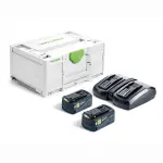 Festool Energie-Set im SYS³ 18V 2xHP5,0 + TCL6DUO...