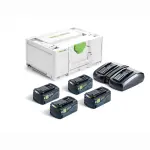 Festool Energie-Set im SYS³ 18V 4xHP5,0 + TCL6DUO...