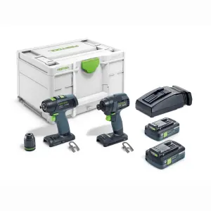 Festool Schrauber- und Bohrer-Set TID 18 Basic-Set T18 - Neu 04/2026