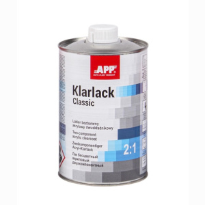 APP 2K HS Klarlack CLASSIC 2:1 Acrylklarlack m. UV-Schutz, 1Ltr.