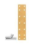 MP Feilenstreifen Schleifstreifen GoldFilm 14-Loch Klett 70 x 420mm P120, 50Stk.