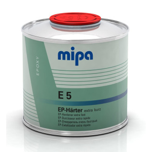 MIPA EP hardener E5 extra short 500ml epoxy hardener. EP primer filler
