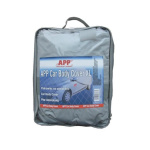APP Car Body Cover XL Autoschutzhaube wasserdicht uv-beständig silber 533x178x119cm
