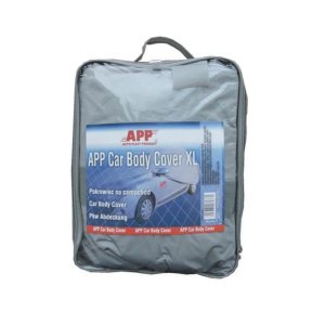 APP Car Body Cover XXL Autoschutzhaube wasserdicht uv-beständig silber 572x203x121cm